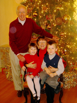 Holiday breakfast with Grammie and Opa