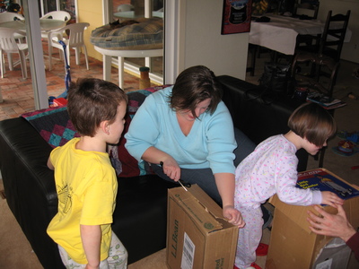 Christmas morning