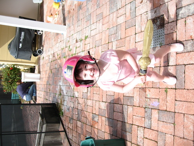 Swordplay with bubbles