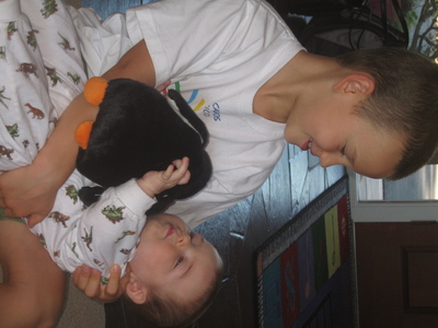 Playdate with Cousin Colin