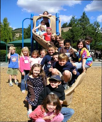 Mrs. Blair's class on slide