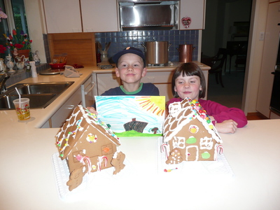 Making Gingerbread Houses
