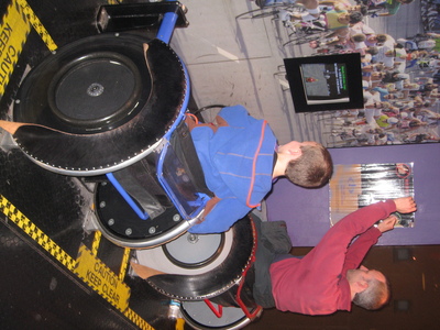 Birthday afternoon at the Tech Museum