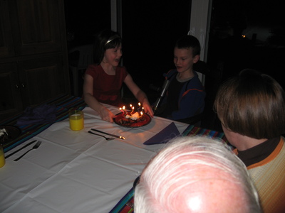 Tyrian's early Birthday dinner
