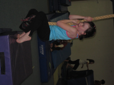 Allyndreth's gymnastics birthday party