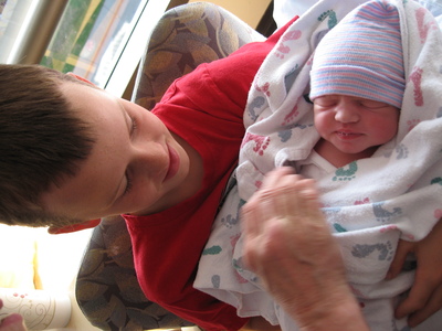 Evya Rose meets the family