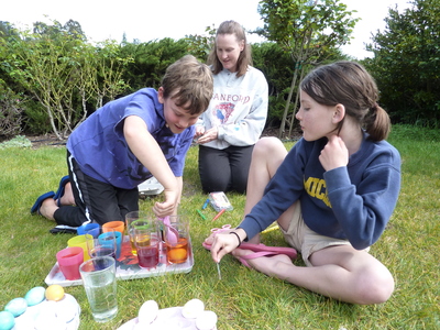 2010 Easter egg dyeing
