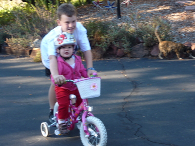 Evya's first bike