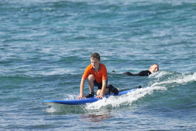Kona Surfing - Tyrian (and Matt)
