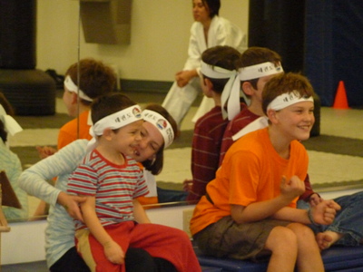 Tyrian's karate birthday party