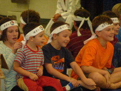 Tyrian's karate birthday party