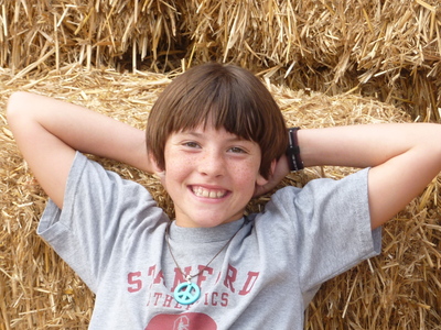 At the pumpkin patch