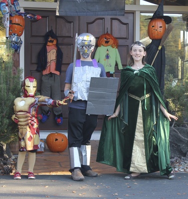 Kids ready for Halloween