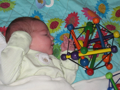 Evya meeting Mr. Polyhedron