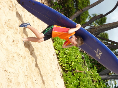 Surfing lessons - dry land
