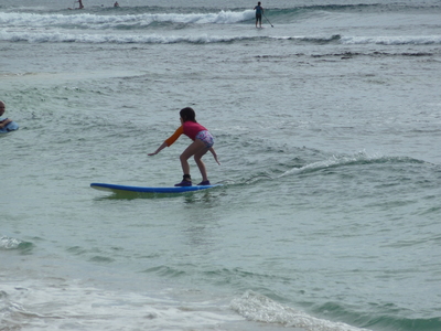 Surfing lessons