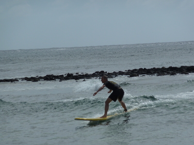 Surfing lessons