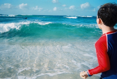 Poised to swim